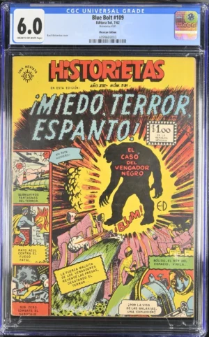 Blue Bolt #109 Mexican Edition