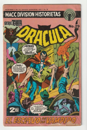 Tomb of Dracula #5 Mexican Edition