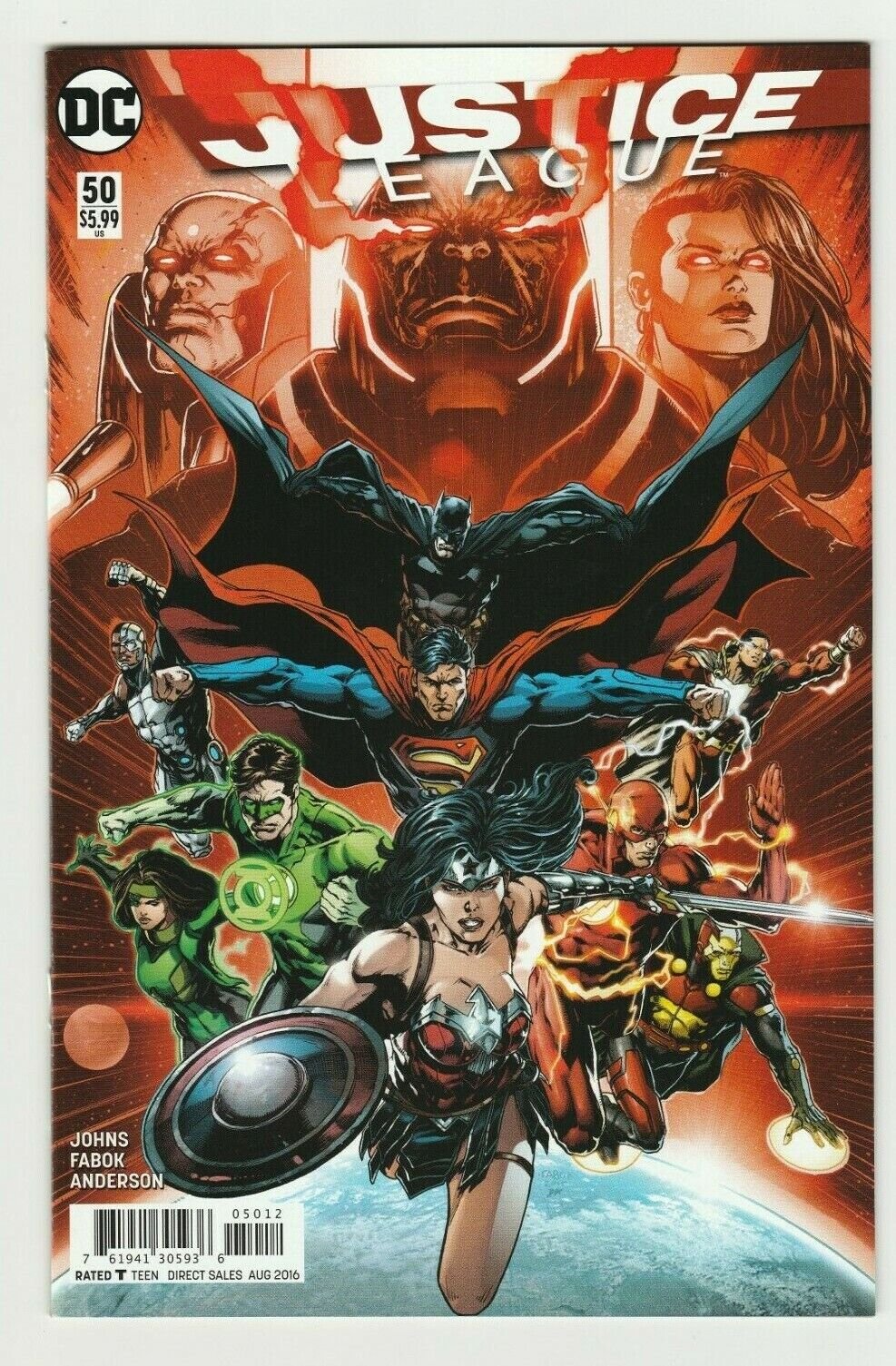 Justice League #50 2nd printing