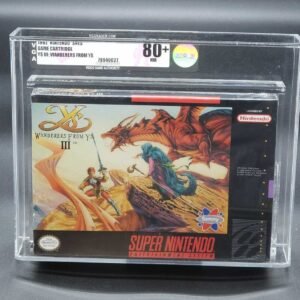 YS III Wanderers from Ys SNES Factory Sealed VGA 80+