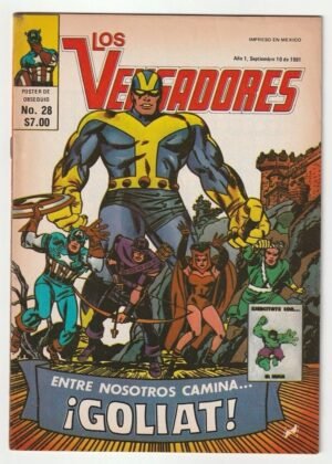 Avengers #28 Mexican Edition 1981