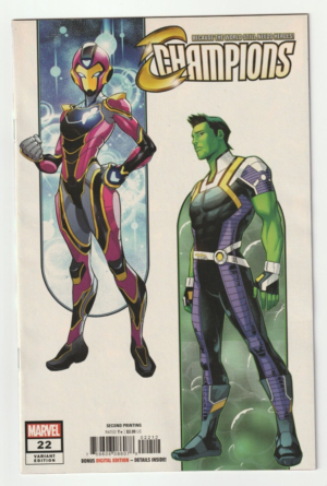 Champions #22 2nd Print Marvel Comics 2018